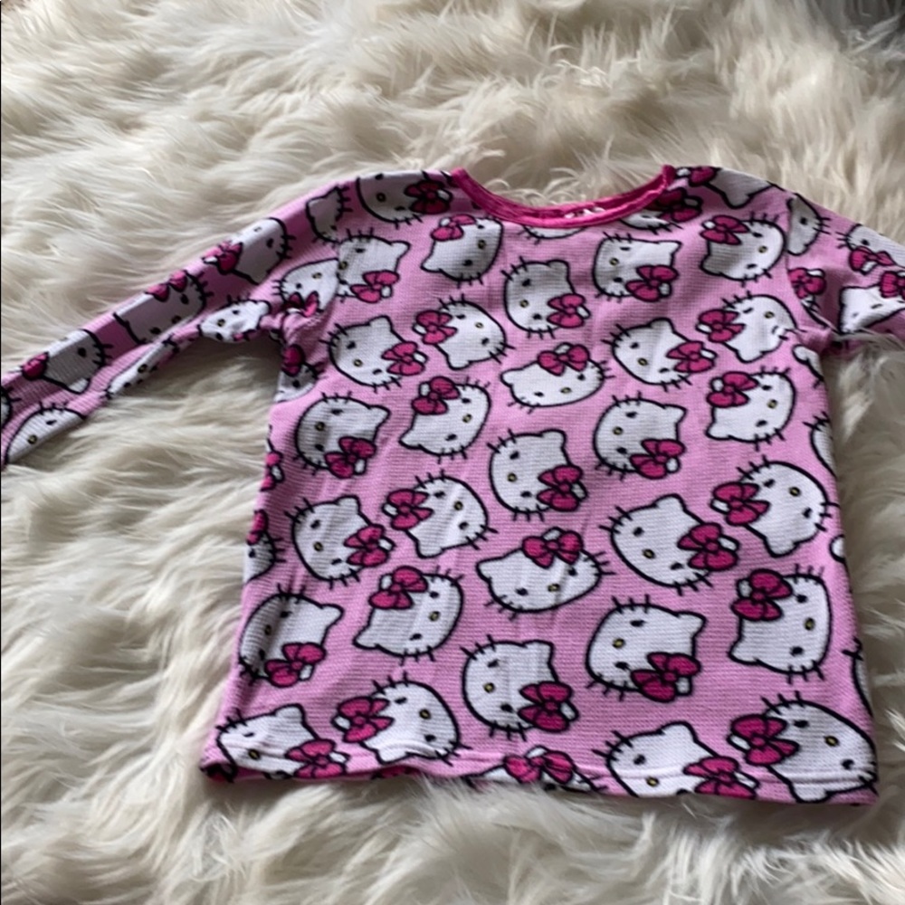 Hello kitty~ long Johns T-shirt🐱
